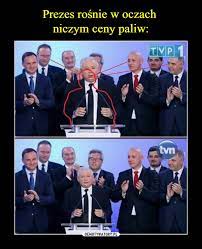 Lech kaczyński wzrost miał nieduży, ale charakteru mu nie brakowało. Prezes Rosnie W Oczach Niczym Ceny Paliw Demotywatory Pl