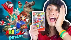 Mi primer salto largo en mario odyssey 🤣 #supermarioodyssey #SuperMario  #gaming