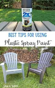 Does Plastic Spray Paint Work Sharing Tips For Best Outcome Painting Plastic Chairs Plastic Outdoor Furniture Painting Plastic Furniture