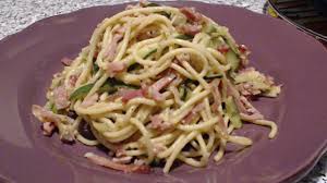 Pasta e zucchine, la ricetta originale e le varianti con pomodoro, tonno, ricotta, speck, pancetta, besciamella, gamberetti e alle erbe aromatiche. Pasta Con Zucchine E Speck Youtube