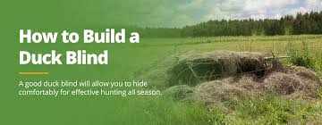 If building a permanent blind, one important feature is. How To Build A Duck Blind