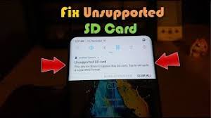 I may have removed the sd card (sandisk 64gb) while the device was still booting down. Fixed Unsupported Sd Card The Device Does Not Support This Sd Card
