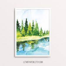 No Printed Materials Or Frame Are Included You Are Purchasing A Digital File Only Instant Download Fil Watercolor Print Watercolor Wall Art Art Prints
