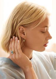 Lana ring with Gray Moonstone in silver