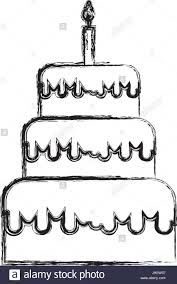 Geburtstag Bilder Zeichnen Geburtstag Geburtstagbilderzeichnen Cake Drawing Cartoon Birthday Cake Cake Sketch