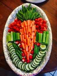 Halloween mummy vegetable charcuterie board. How To Make An Easter Veggie Tray Party Wowzy