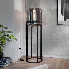Villeroy Boch Stehlampe Melbourne 150cm Schwarz Rauchfarben 80750