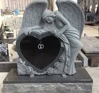 Cheap Beautiful Heart Shaped Carved Rose Weeping Angel ...