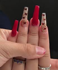 Alibaba.com offers 7,267 acrylic red nails products. Nail Art Red Acrylic Nails Designs Addicfashion