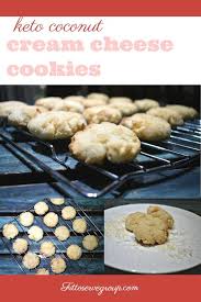 A Keto Coconut Cream Cheese Cookie Recipe That Is Grain Free Nut Free Egg Free And Sugar Free K Cream Cheese Cookies Cream Cheese Cookie Recipe Keto Cookies