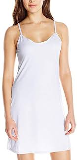 Caractéristiques du fond de robe en coton : Lapopnut Fond De Robe Femme Longue Coton Jupon Sous Robe Bretelles Chemise De Nuit Sexy Slip Elegant Mini Droite Robe Amazon Fr Vetements Et Accessoires