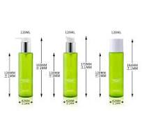 Cosmetic Containers and Packaging Cream Pump Bottle Matte Green Glass  Bottles for Cosmetics