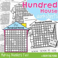 hundred chart worksheets the hundred house