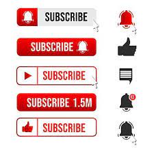 Youtube Subscribe Button Set Youtube Subscribe Subscribe Button Png And Vector With Transparent Background For Free Download Youtube Logo Youtube Banner Backgrounds Youtube