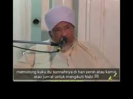 Hukum potong kuku & rambut bagi yang menyertai ibadah korban. Hari Sunat Potong Kuku Youtube