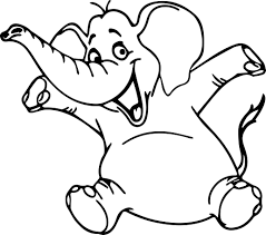 Nice Cartoon Baby Elephant Coloring Page Elephant Coloring Page Animal Coloring Pages Elephant Colouring Pictures