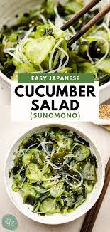 Sunomono Japanese Cucumber Salad Okonomi Kitchen Recipe Japanese Cucumber Salad Easy Japanese Recipes Japanese Side Dish