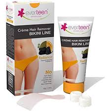 The gentle massage and heat from the water may draw the hair out. Buy Everteen Radiance Bikini Line Hair Remover Creme With Charcoal Kojic Acid And Vitamin C 50 G Online At Low Prices In India Amazon In