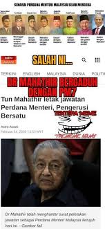 Muhyiddin yassin baru saja dilantik sebagai perdana menteri malaysia menggantikan mahathir mohamad, minggu (01/03). From Tentera Meme Https Ift Tt 357dlck Via Ifttt Dr Mahathir Manusia Yg Sentiasa Betul Doctor November 1 1 August