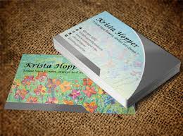 Create business card online that make an impression. Colorful Personable Artists Business Card Design For A Company By Lanka Ama Design 9938733