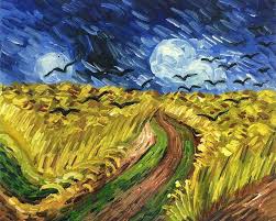 Van Gogh Museum Quality Reproduction Wheat Field With Crows Hand Painted 8 Inches X 10 Inches Vincent Van Gogh Reproductions Van Gogh Landscapes Van Gogh Paintings Vincent Van Gogh