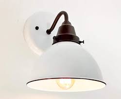 We did not find results for: White Enamel Wall Sconce Farmhouse Lighting The Lamp Goods
