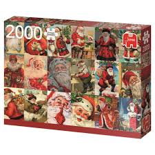Check spelling or type a new query. Jumbo Games Vintage Santas 2000 Piece Christmas Jigsaw Puzzle 18589 For Sale Online Ebay