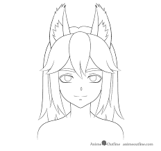 See more ideas about drawing base, drawing poses, anime poses reference. How To Draw Anime Wolf Girl Step By Step Animeoutline