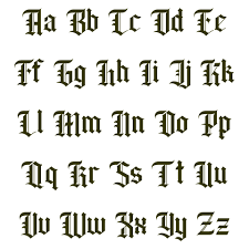Most of us know the english alphabet backwards and forwards. 10 Best Printable Old English Alphabet A Z Printablee Com