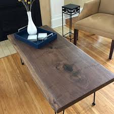 This element is typically used to stabilize checks or cracks in slabs, but i was interested to see how it would function as a joint between two sections. Live Edge Black Walnut Coffee Table Artisan Born