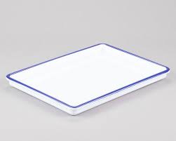 Plaid pattern brings classic flair to your table. Restaurants Are Embracing Enamel Trays Eater