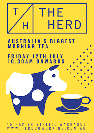 Cancer council is registered with the australian taxation office as an income tax exempt charity. Australia S Biggest Morning Tea Event Herd Coworking Warragul Gippsland Business Connect Powered By Localised
