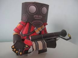 Team fortress 2 to get unlockable weapons, new game mode team fortress 2: Papermau Team Fortress 2 Pyro Paper Toy By Trogdoriangrey Paper Toys Team Fortress Team Fortress 2
