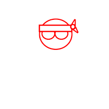 We've done a ninja before (this is the third youtube video we've ever made), but we thought it would be fun to redo him and make him a little more advanced. Drawing A Cartoon Ninja
