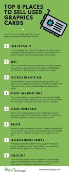 Our rundown of the best mining gpus for mining bitcoin, ethereum and more. Where To Sell Used Graphics Cards Top 8 Places