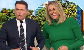 Karl and jasmine stefanovic welcome baby girl. Today Karl Stefanovic Panics As Pregnant Sylvia Jeffreys Groans On Air Daily Mail Online