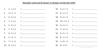 Check spelling or type a new query. Soal Online Operasi Hitung Campuran Penjumlahan Dan Pengurangan 1 20 Lembar 2 Bimbel Brilian