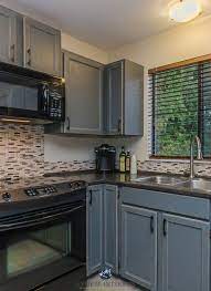 We have a full range of grey kitchen cabinets available to buy today. Kitchen Update Ideas Painted Cabinets From Oak To Gray