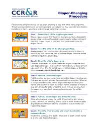 Diaper Changing Procedures Diaperchanging Procedures