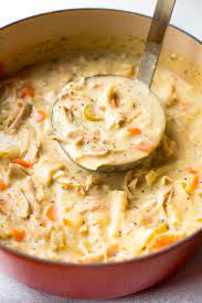 Light Creamy Chicken Noodle Soup Sally S Baking Addiction
