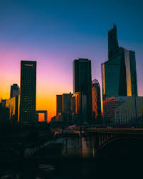 Download the perfect modern office building pictures. Wallpaper Id 207995 Office Building Sunset And Ex City Hd 4k Wallpaper