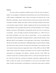 Here is a really good example of a scholary research critique written by a student in edrs 6301. Pdf Sample Critique Pdf Ohda Caballero Academia Edu