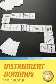 Match Instruments With Their Families In This Version Of Dominos Instrument Families Music Education Activities Music Centers