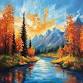 Paint Night at Bluebird Kitchen "Fall River Run" event image