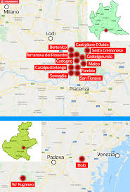 La mappa interattiva della lombardia. Coronavirus In Lombardia E Veneto I Paesi Del Contagio Corriere It