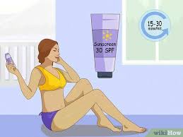 While on the tanning bed, place your feet upright with only the hind of your feet touching the bed. How To Get An Even Tan With Pictures Wikihow Life