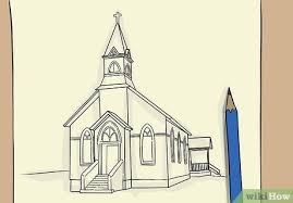 How to draw church easy,how to draw church step by step,how to draw church in easy way,how to draw a church easy step by ste. How To Draw A Church 8 Steps With Pictures Wikihow