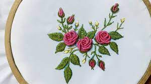 70 Hand Embroidery Bullion Roses Embroidery Brazilian Embroidery No Hand Embroidery Patterns Flowers Flower Embroidery Designs Hand Embroidery Designs
