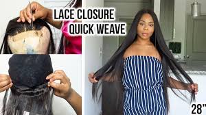 After trying short haircuts, wigs, and weaves, you may be ready to grow out your natural hair. Lace Closure Quick Weave How To Install Easy Technique Ali Lolly Hair Youtube