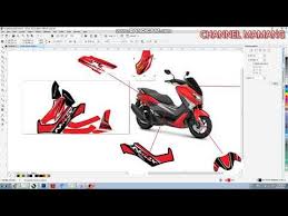 Yamaha semakin apik dalam mengarap segmen jika sebelumnya motor skutik yamaha lebih banyak menyasar segmen pasar wanita dan. Free Download Pola Desain Decal Nmax File Corel Draw Desain Decal Video Desain